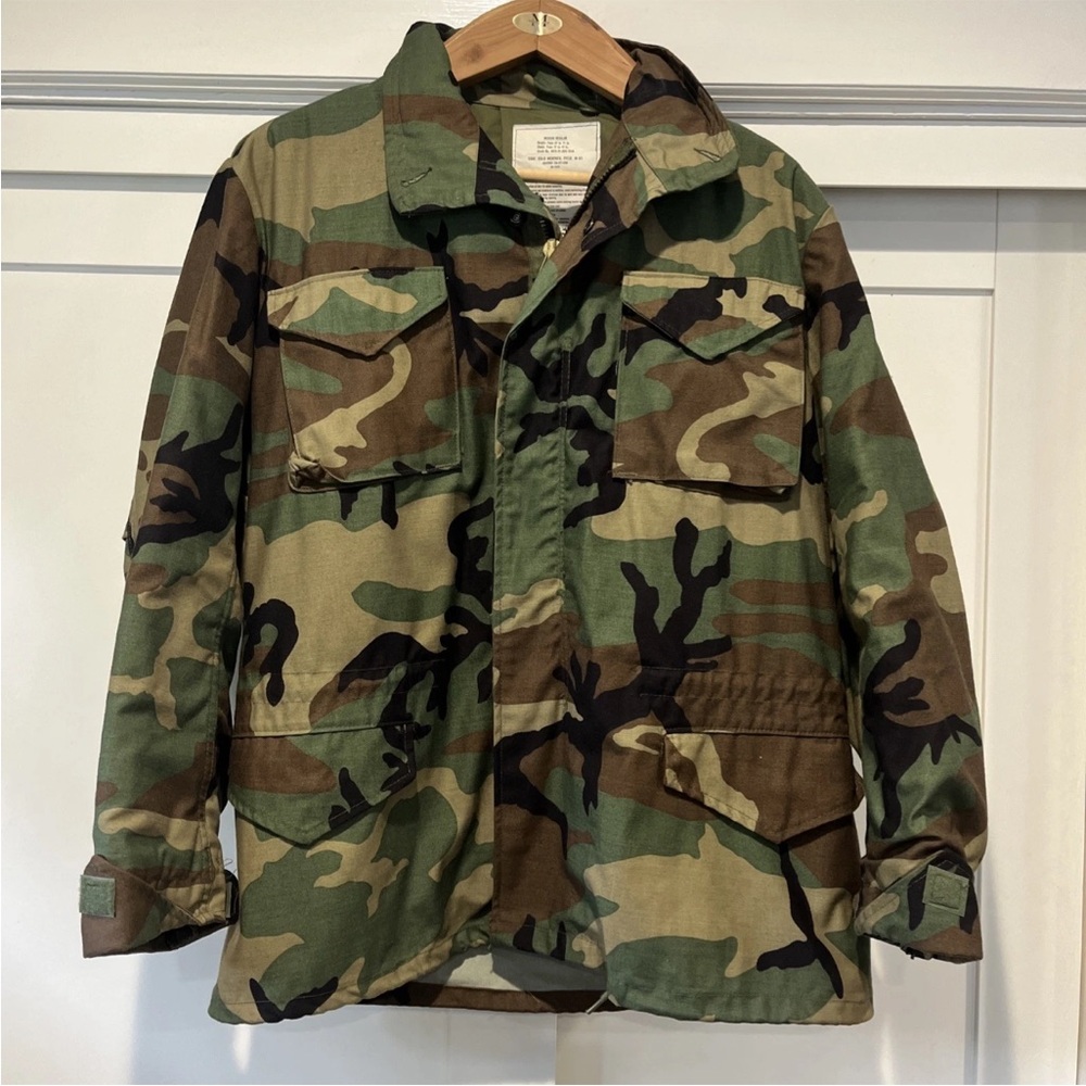 Vintage Camouflage Military Jacket men’s medium